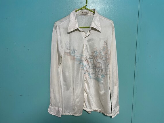 vintage 60s 70s nylon Augie disco Saturday Night F