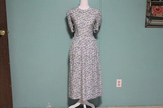 vintage 90s cottagecore calico prairie puff romant