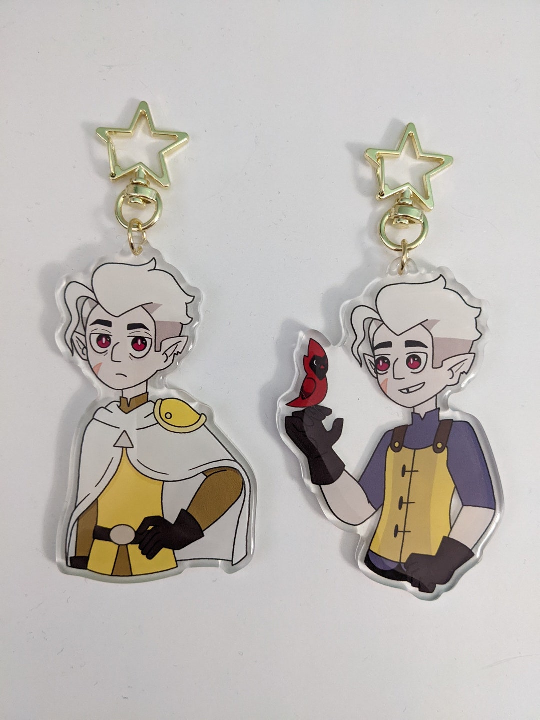 Golden Guard/hunter Acrylic Keychains - Etsy