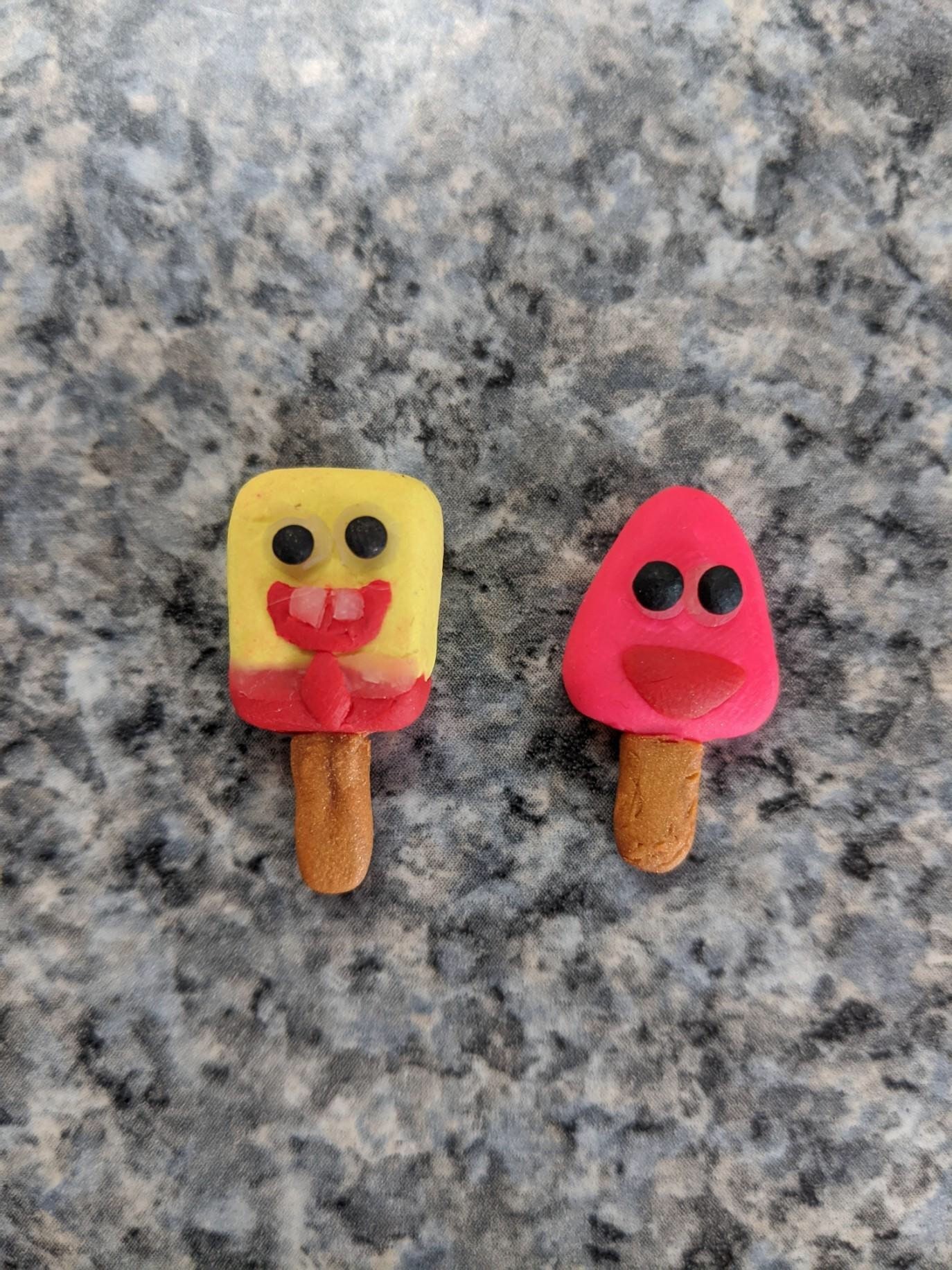 Mini Spongebob and Patrick popsicle Etsy