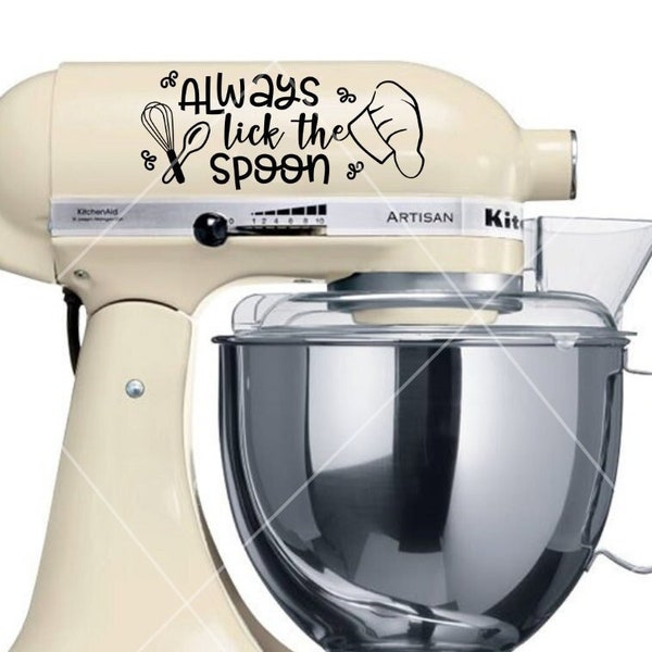 Stand Mixer Decal Etsy