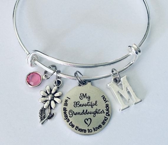 Granddaughter charm bracelet sale