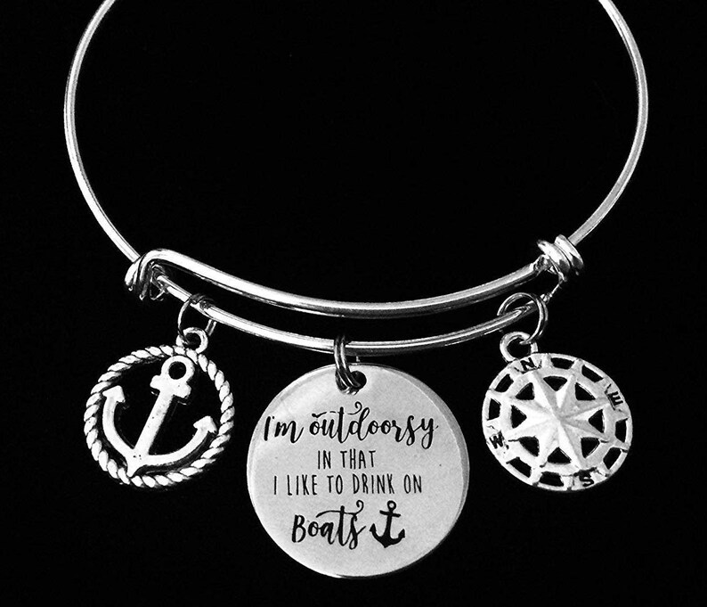 Women's Boating Gift Nautical Jewelry Expandable Charm Etsy