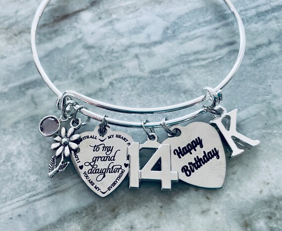 Granddaughter 14th Birthday Gift for Granddaughter Expandable
