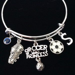  Juegos Olímpicos de portero de fútbol y fútbol con Dios Todas  Las Cosas son posibles Religiosa Dangle Encanto Pulseras : Ropa, Zapatos y  Joyería