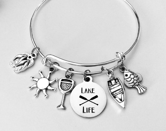 White lake jewelry deals etsy