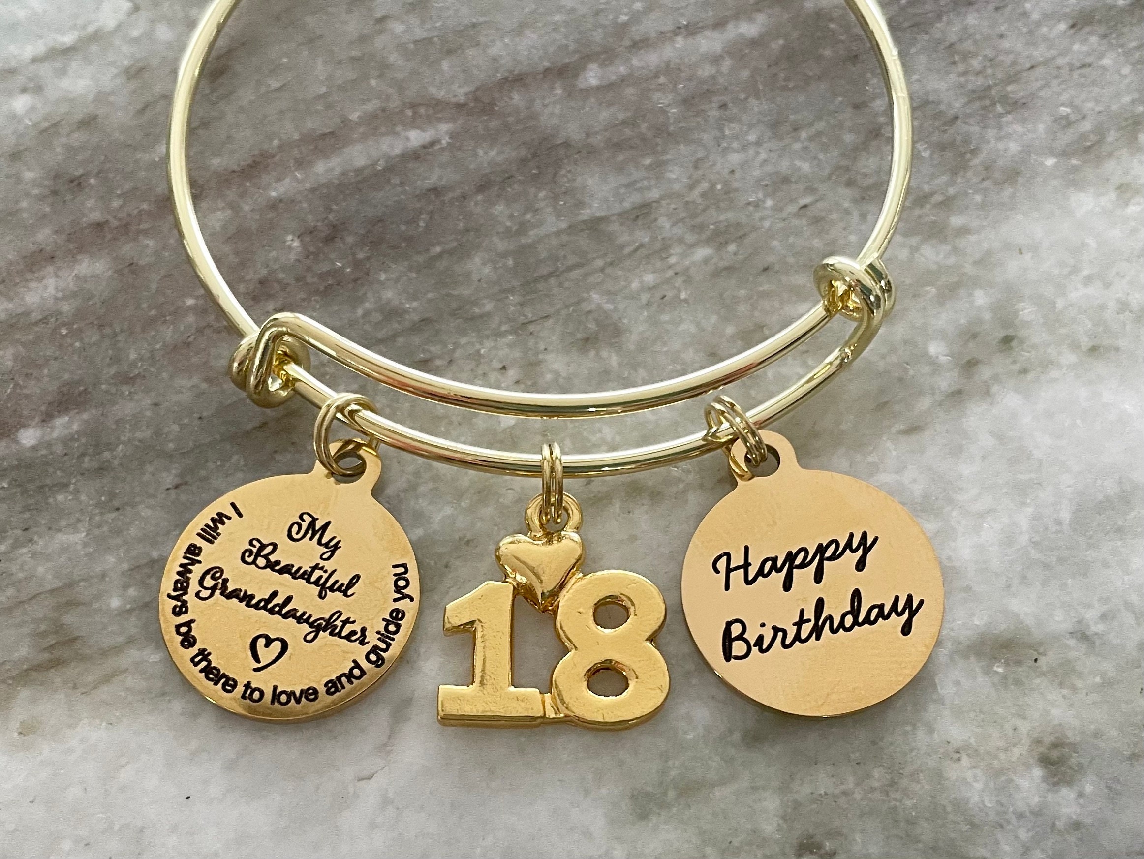 18th Birthday Gift for Daughter, Personalized Gift for Her, Gift for Her,  Teenage Girl Charm Bracelet, Custom Birthstone Jewelry, Teenager - Etsy |  Birthday gifts for best friend, Birthday charm, Birthday charm bracelet