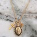 Personalized Miraculous Mary Necklace Gold Plated Stainless Steel Birthstone Jewelry Catholic Medal Trendy Inspirational 
