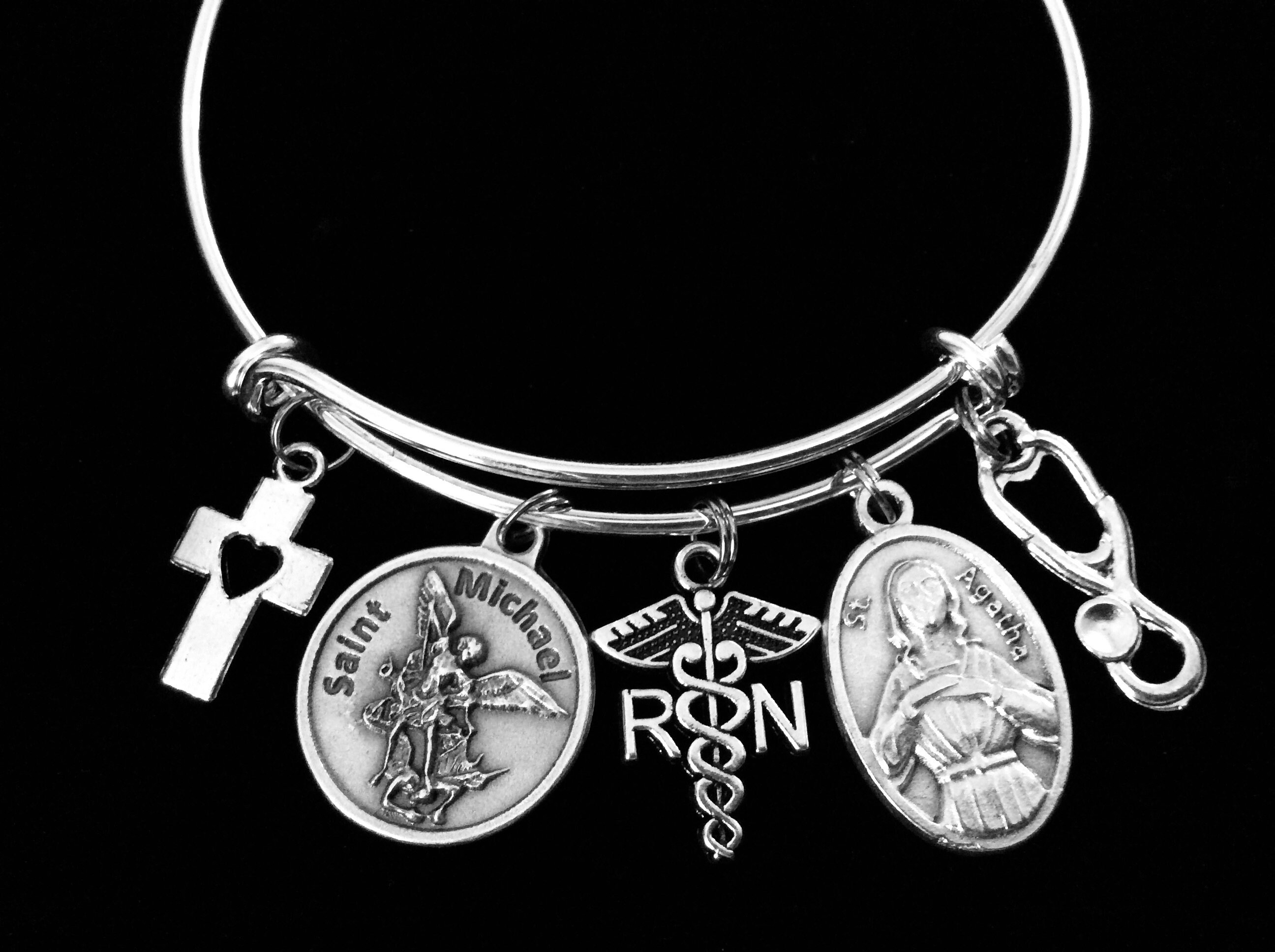 Saint Agatha Patron Saint of the Nurses Saint Micheal Etsy