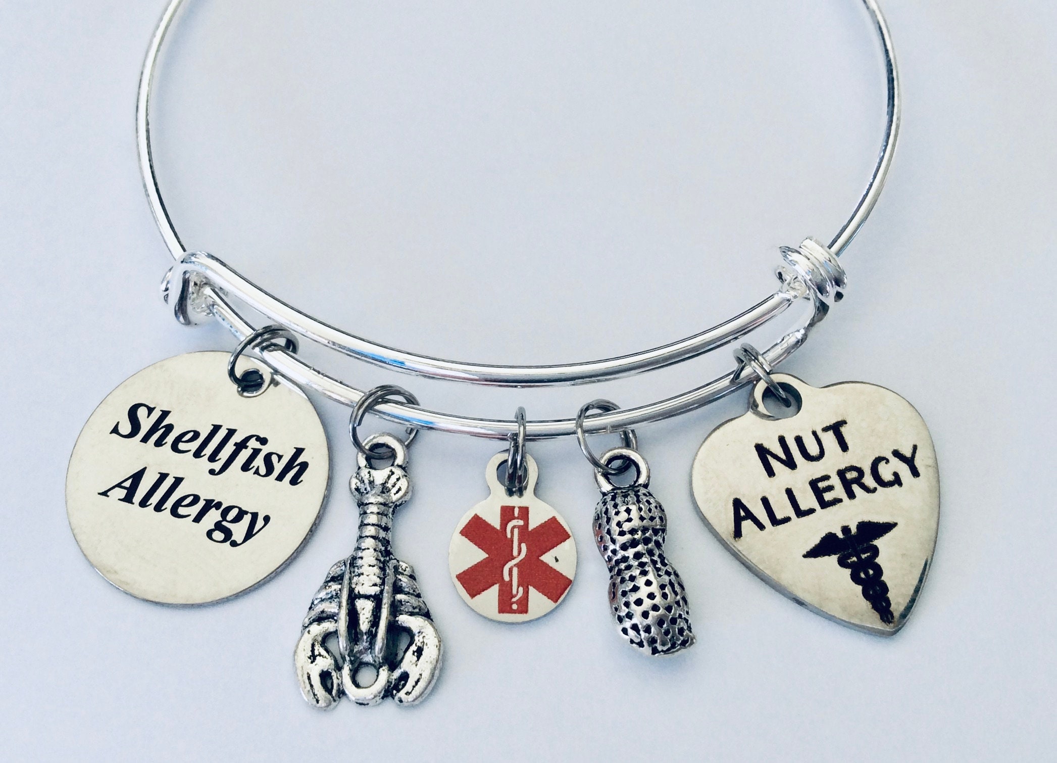 Shellfish clearance allergy bracelet