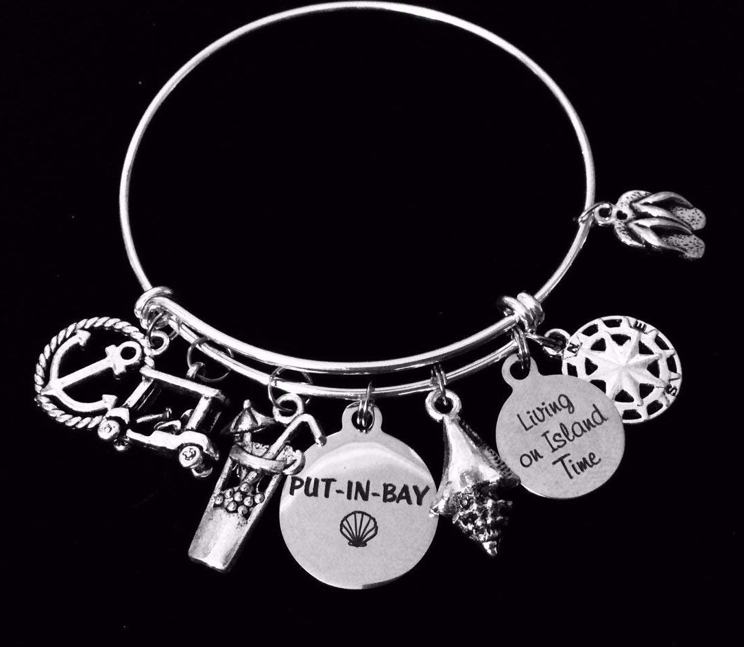 Put in Bay Jewelry Lake Erie Island Girl Women's Nautical Etsy