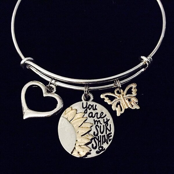You are my Sunshine Curved Bar Anklet