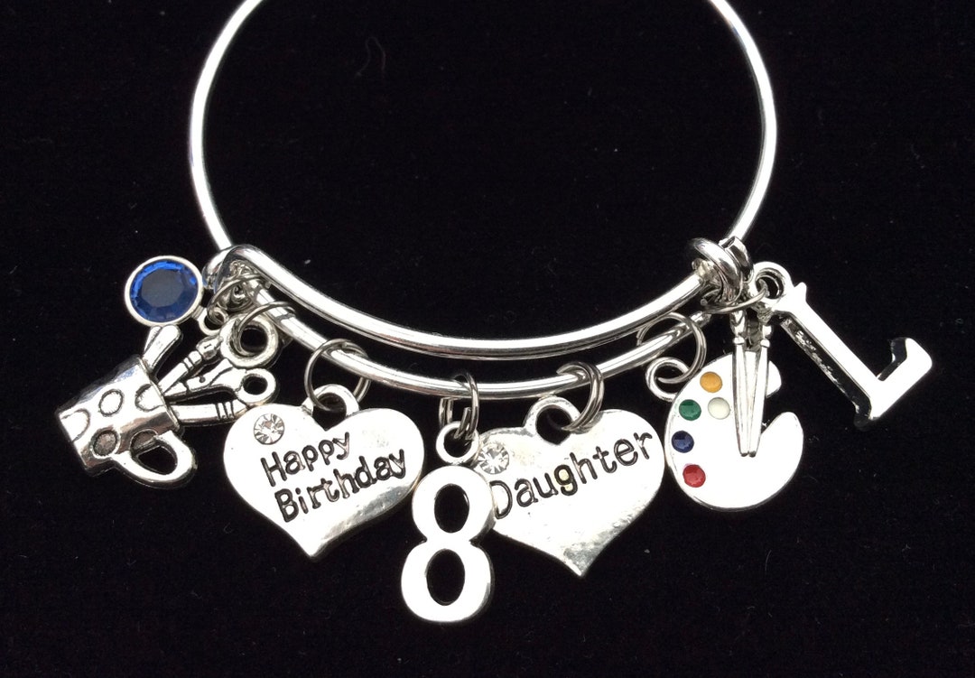 Personalized Birthday Gift for 8 Year Old Girl Artist Daughters 8th