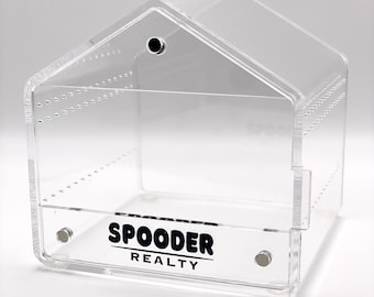 Jumping Spider Enclosure 4x4”, front opening