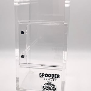 Jumping Spider Enclosure, front and top opening