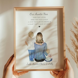Personalised Auntie Gifts, Auntie Gifts, Bestie Auntie, Gifts For Her, Auntie Birthday Gift, Auntie, Nephew, Neice, Best Auntie Gift