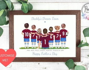 Download Dads Dream Team Etsy