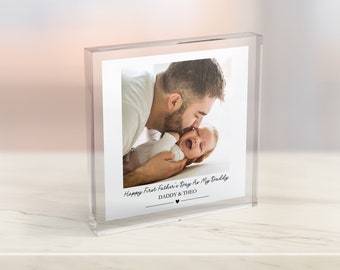 First Fathers Day As My Daddy Gift, Personalised Fathers Day Gift For New Daddy, Fathers Day Photo Gift, Gift For Dad, New Baby Gift