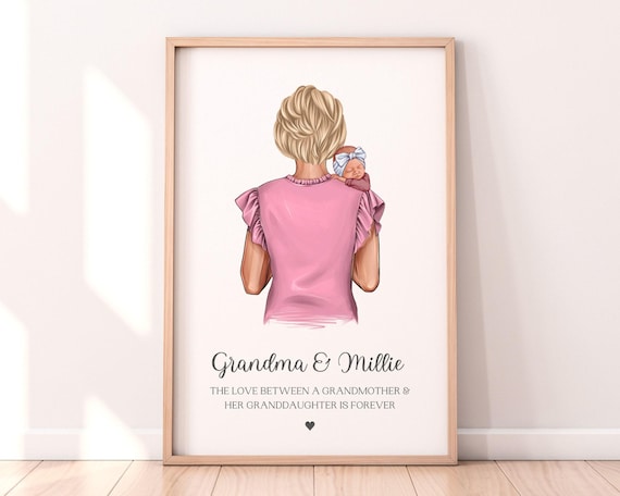 Gift for New Grandma, First Mothers Day as My Grandma Gift