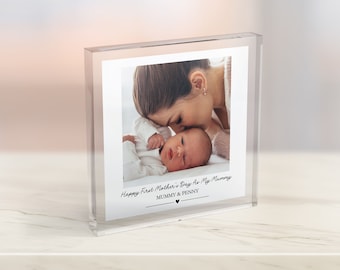 Primer Día de la Madre como Regalo para Mamá, Regalo Personalizado del Día de la Madre para Mamá Primeriza, Regalo Foto del Día de la Madre, Regalo para Mamá, Regalo para Bebé Recién Nacido