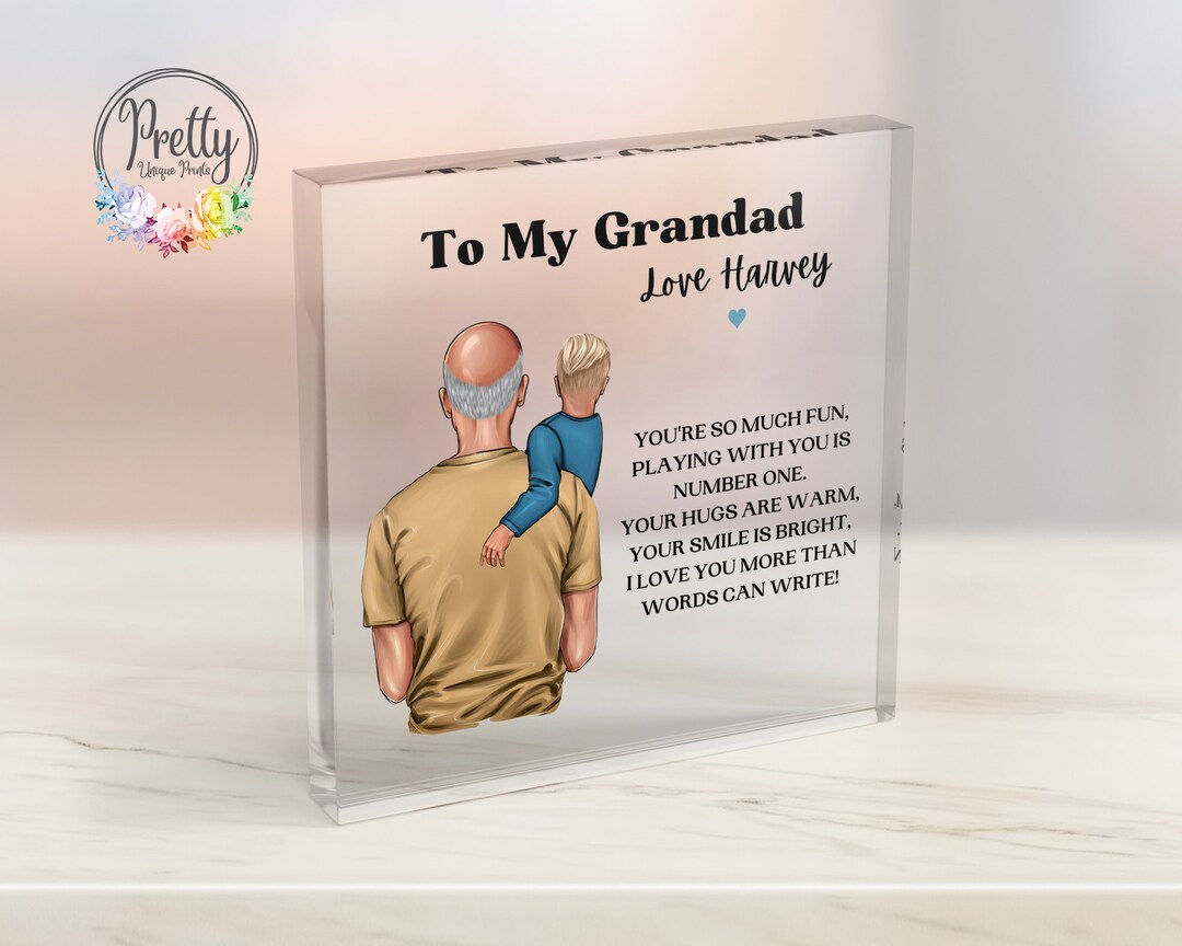 Personalised Grandad Gifts Grandad Christmas Gifts Grandpa Etsy UK