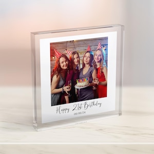 Regalo de cumpleaños número 21, regalo con foto personalizado, regalo de cumpleaños para mejor amigo, regalo de cumpleaños número 21, regalos de cumpleaños importantes