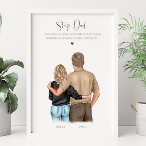 Bonus Dad Gift, Personalized Step Dad Gift, Fathers Day Gift for