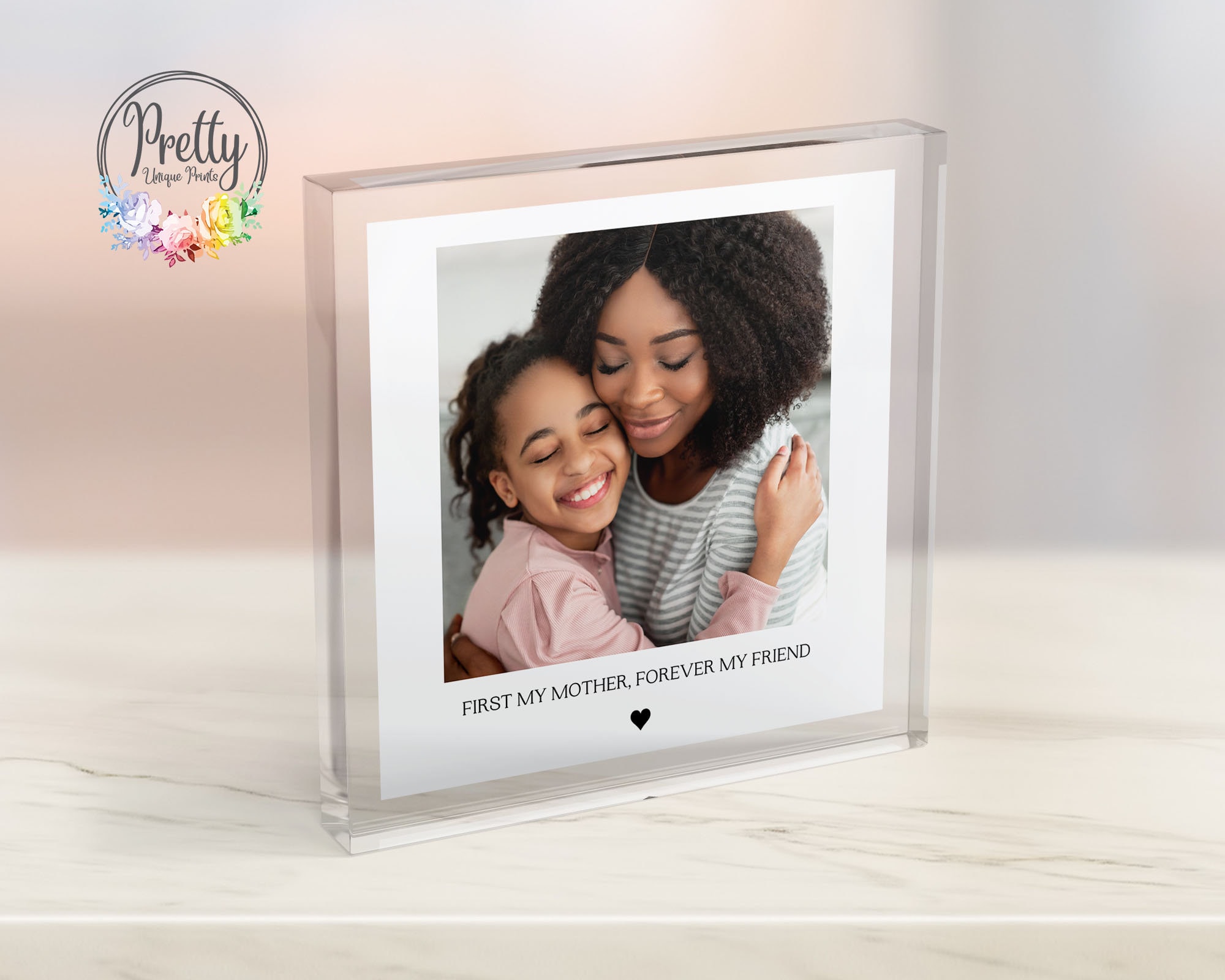 Boolavard Puzzle Piece Acrylic Block Gift For Mom – Personalized Mothers Day, Birthday, Christmas Present - View #4