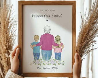 Personalised Gift For Nana, Nana Gifts From Grandchildren, Nana Mother's Day Gift, Nana Birthday Gift, Gift For Grandma, Granny, Nanny