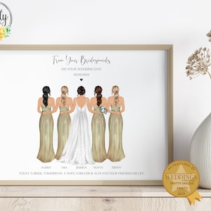 Gift For Bride from Bridesmaids, Bride to Be Gift, Bride Gift From Bridesmaid, Gift for Bride from Maid of Honour, Gift to Bride zdjęcie 1