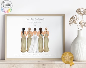 Gift For Bride from Bridesmaids, Bride to Be Gift, Bride Gift From Bridesmaid, Gift for Bride from Maid of Honour, Gift to Bride