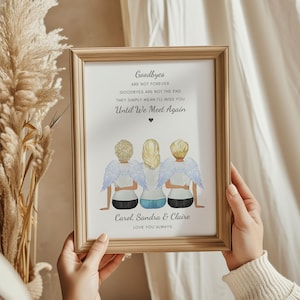 Personalised Memorial Print, Family Memorial Print, Sympathy Gift, Remembrance Gift, Bereavement Gift, Memorial Gift, In Loving Memory