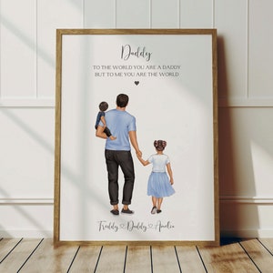 Personalisiertes Geschenk für Papa, Vatertagsgeschenk von Kindern, Geburtstagsgeschenk für Papa, Papageschenke