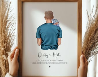 Regalo personalizado para el primer Día del Padre, Regalo del Día del Padre para papá primerizo, Regalo del Día del Padre para papá primerizo,