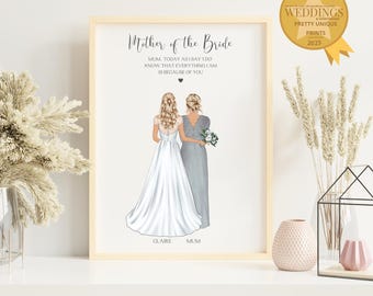 Regalo de boda para la madre de la novia, regalo para mamá, regalo de la novia, regalo personalizado para la madre de la novia, mamá, novia, madre, regalo de boda Q1