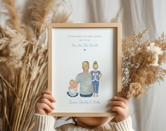 Regalo para papá, regalo para el primer día del padre, regalos para papá, impresión de cumpleaños para papá, Navidad para papá, recuerdo del día del padre, impresión personalizada