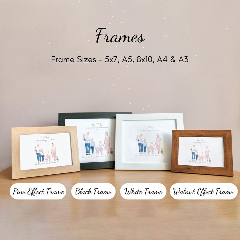 Gift For Mummy, Personalised Mothers Day Gift, Mum and Daughter Print, Mummy Birthday Present, Gift For Mum image 2