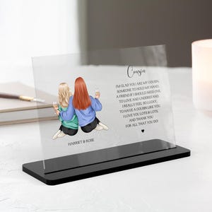 Personalised Cousin Gifts, Cousin Birthday Present, Cousin Gifts, Cousin Birthday Gift, Cousin Christmas Gifts, Gift For Her