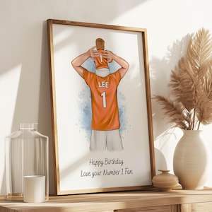 Uncle Football Gift From Toddler, Uncle Birthday Gift From Baby, Football Uncle, Uncle Birthday Print, Special Uncle Gifts, Gift For Him