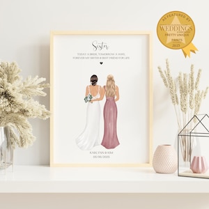 Gift For Sister On Her Wedding Day, Bride Gift On Wedding Day, Sister Wedding Day Gifts, Gift for Bride, Sister Wedding Gift, Bride Gifts Q3