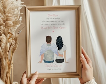 Memorial Gifts, Bereavement Gifts, Grieving Gifts, Personalised Memorial Print, Memorial Keepsake Gifts