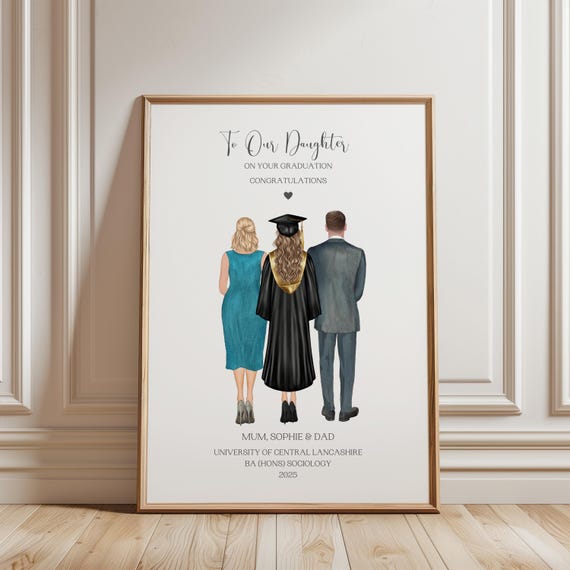 Graduation Gift for Daughter, Graduation Print From Mum and Dad, Graduation  Gift for Her, Proud Parents Graduation Gift - Etsy