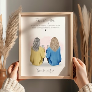 Personalised Granddaughter Gift, Granddaughter Present, Grandma And Granddaughter, Gift From Nana, Granddaughter Birthday, Gifts For Her