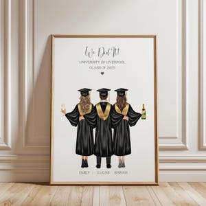 Geschenk für den Abschluss, Gruppen-Abschlussgeschenke, personalisierter Abschlussdruck, benutzerdefiniertes Abschlussgeschenk, Andenken-Abschlussgeschenk