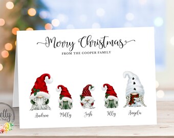 Gepersonaliseerde kerstkaarten familie kabouter, familie kerstkaarten, kabouter kerstkaarten, Gonk kerstkaarten, familie kerstkaarten, familie kerstkaarten