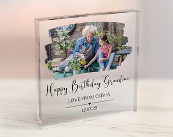Bloco de fotos personalizado para a vovó, presente personalizado com foto para a vovó, presente para a vovó, presente para o Dia das Mães, presente para a avó, Dia das Mães para a vovó, presente para a vovó
