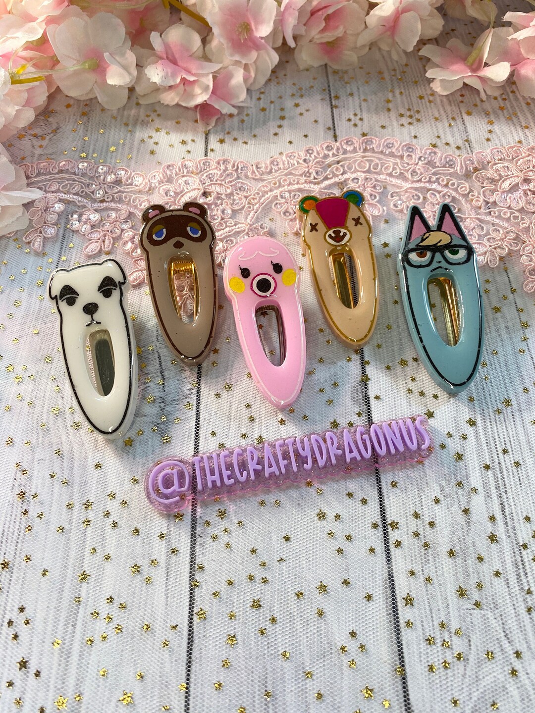 B-grade Animal Village Barrettes, Kawaii Hair Clips, Handmade Gifts ...