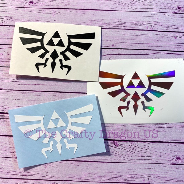 Zelda Decal for Car, Laptop, Phone, Game Console, Triforce