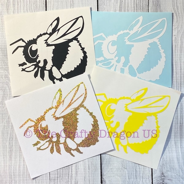 Bumblebee Decal, Bee Sticker, Bee Car Decal, Bee Laptop Sticker