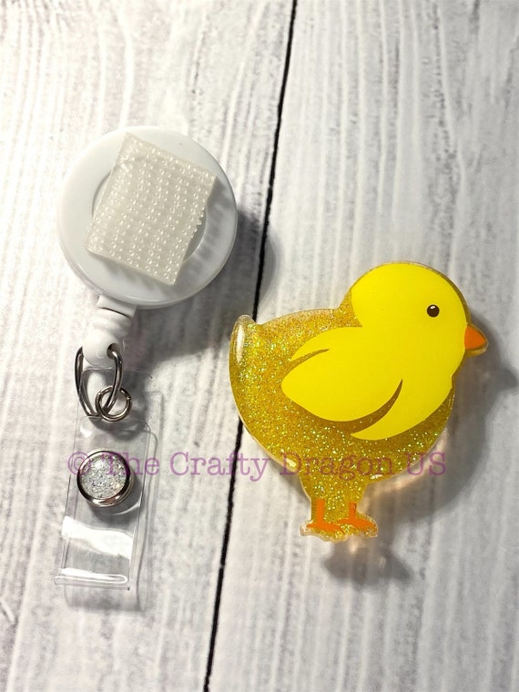 Interchangeable Badge Reel Cute Baby Chick 